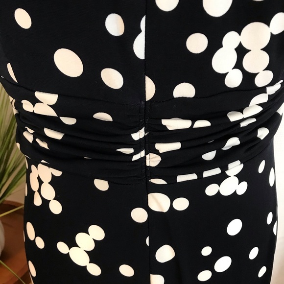 Jessica Howard Navy w/White Dots Sundress Sz 14 - Picture 7 of 12